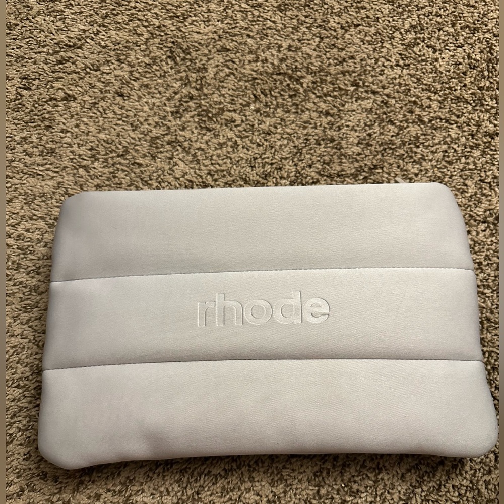 RHODE puffy makeup bags
